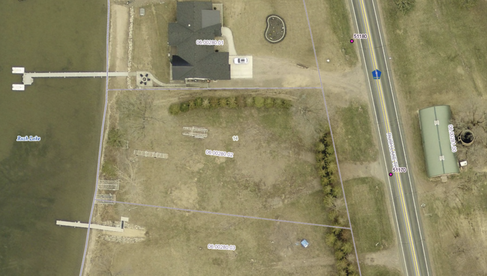 Property Photo:  51170 Rush Lake Trail  MN 55069 
