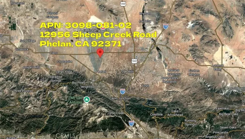 Property Photo:  12956 Sheep Creek  CA 92371 