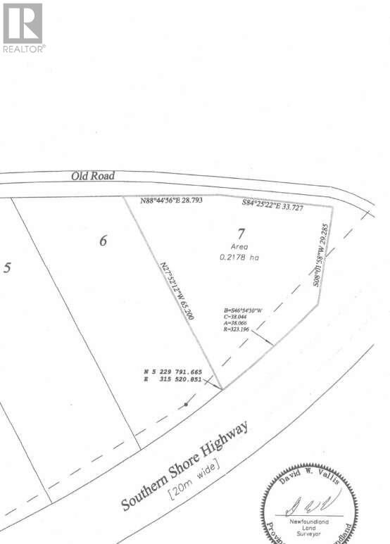 Property Photo:  Lot 7 (Old) Southern Shore Highway  NL A0A 4A0 