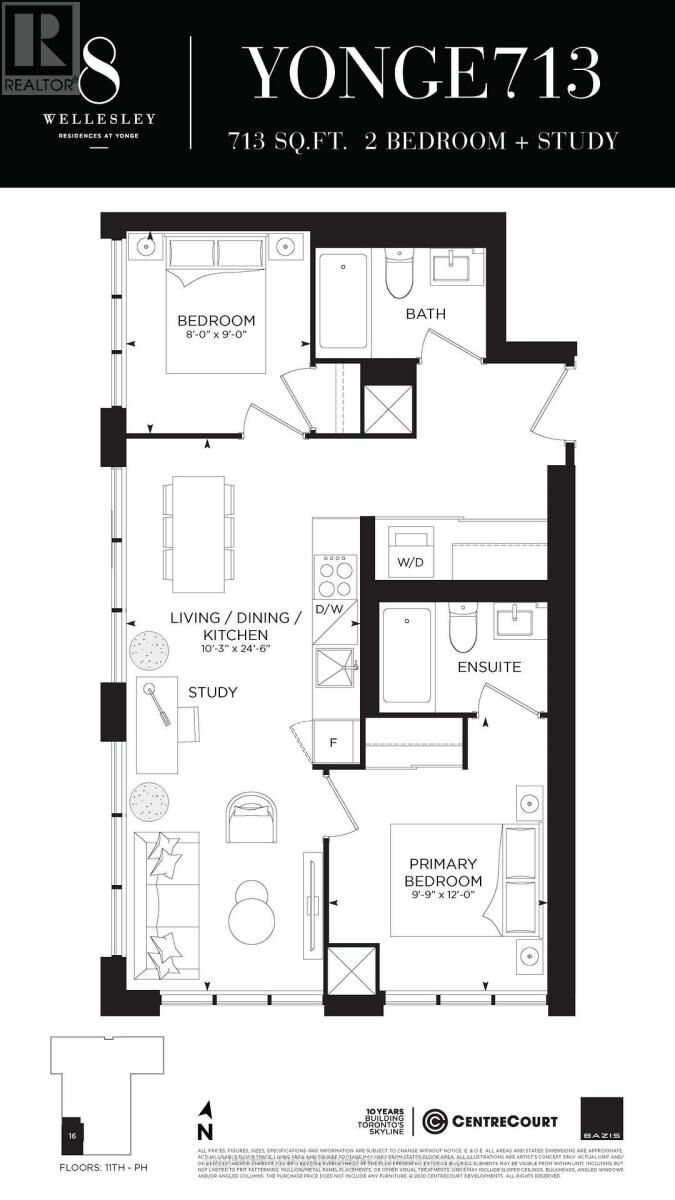 Property Photo:  8 Wellesley Street West 1616  ON M4Y 0J5 