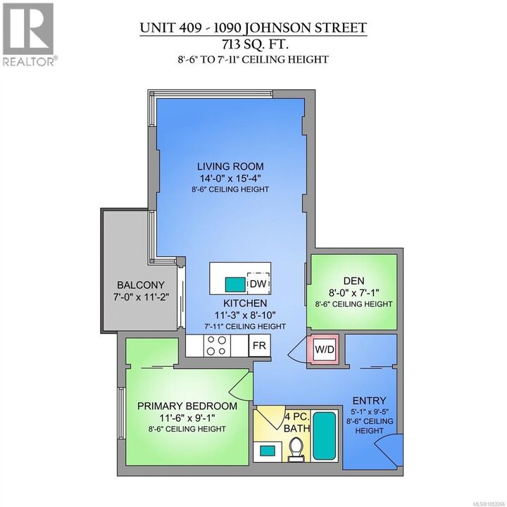 Property Photo:  1090 Johnson Street 409  BC V8V 0B3 