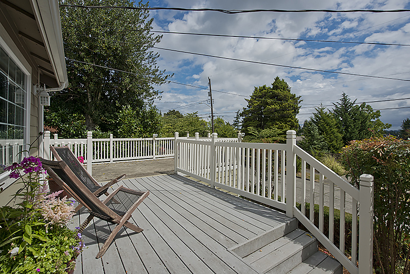 Property Photo: East-facing deck 5057 49th Ave S  WA 98118 
