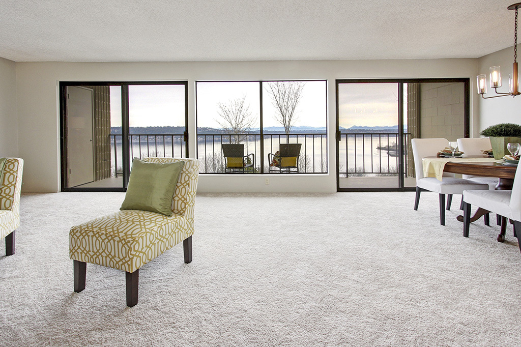 Property Photo: Living room/dining room 8003 Sand Point Way NE B34 WA 98115
