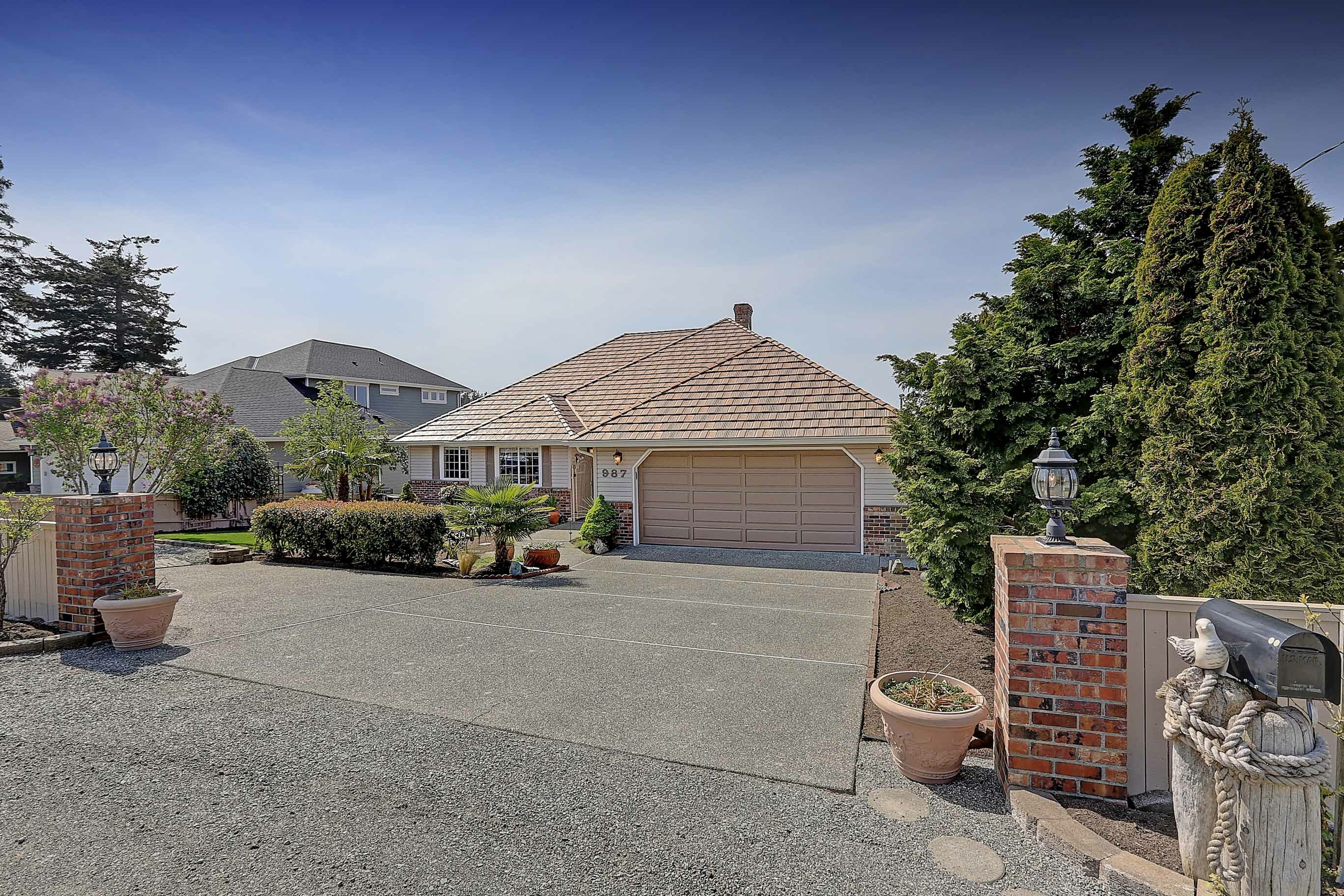 Property Photo: Rocky pt luxury home. 987 NW Camano Dr  WA 98282 