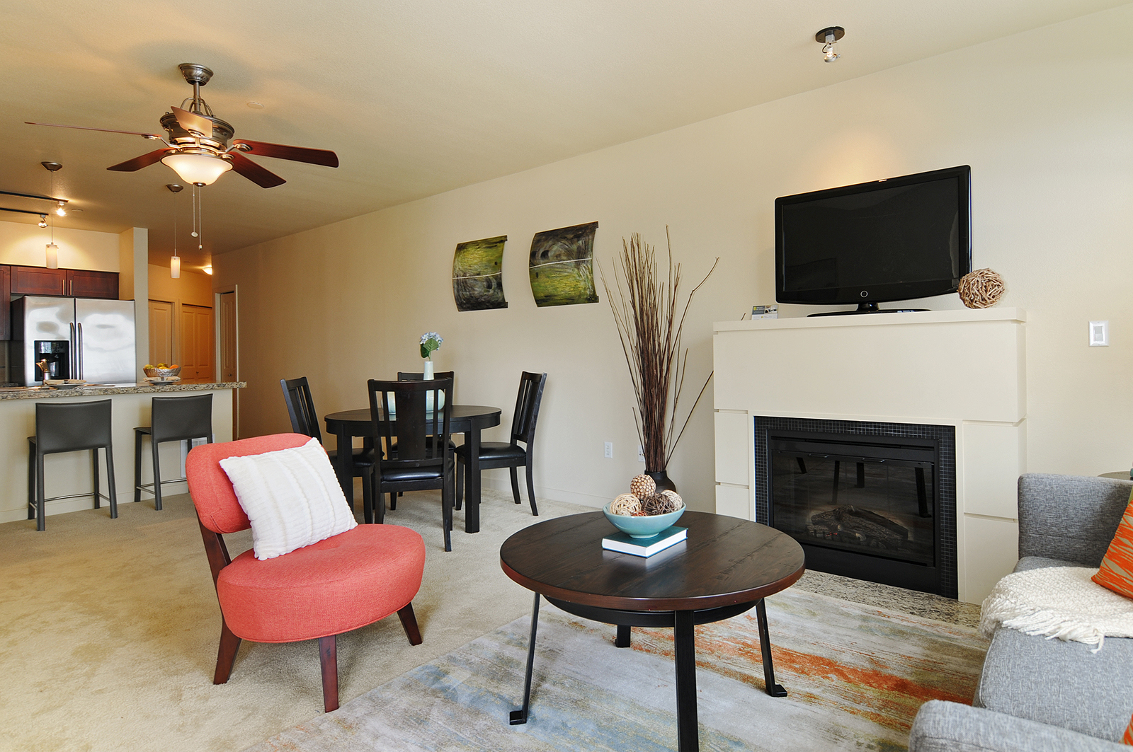 Property Photo: Great room 5440 Leary Ave NW 518 WA 98107
