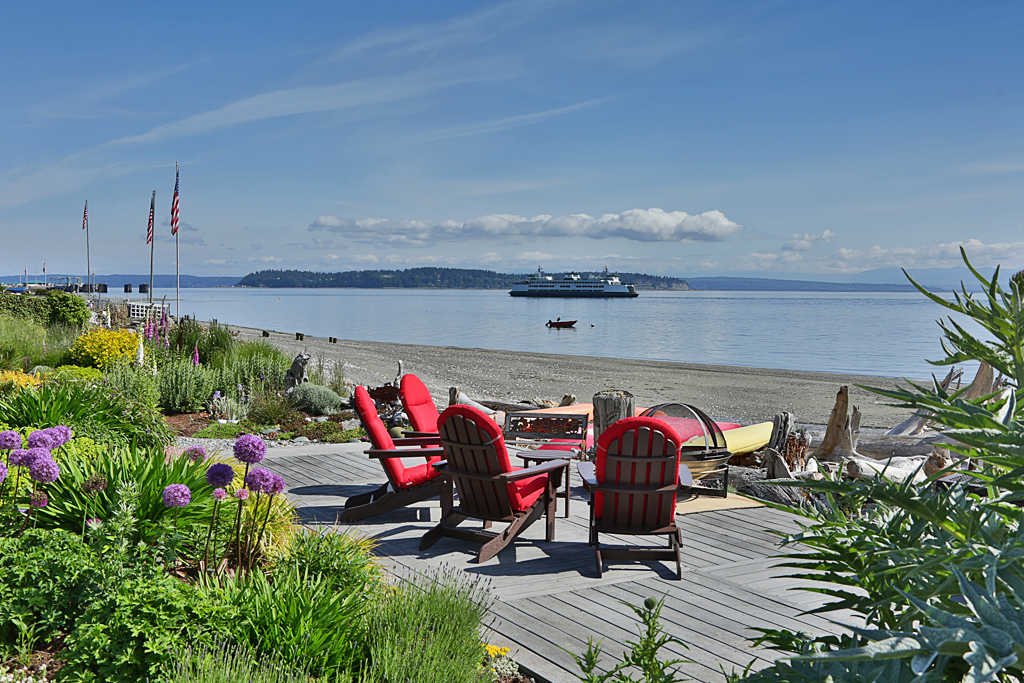 Property Photo: Columbia beach waterfront home 6765 Columbia Beach Dr WA 98236
