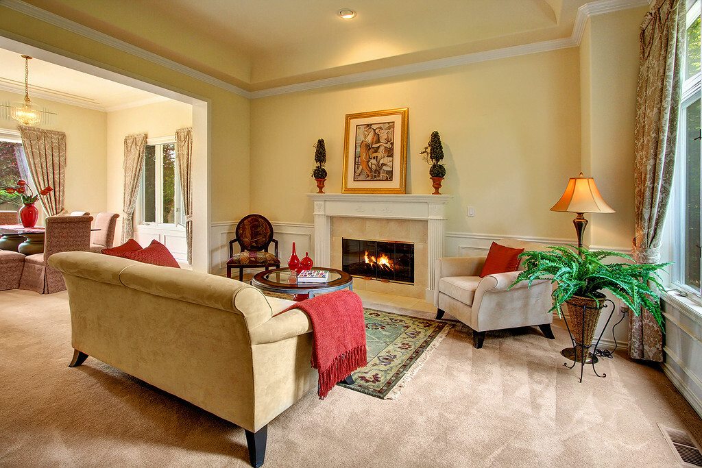 Property Photo: Formal living room 9849 NE 15th St  WA 98004 