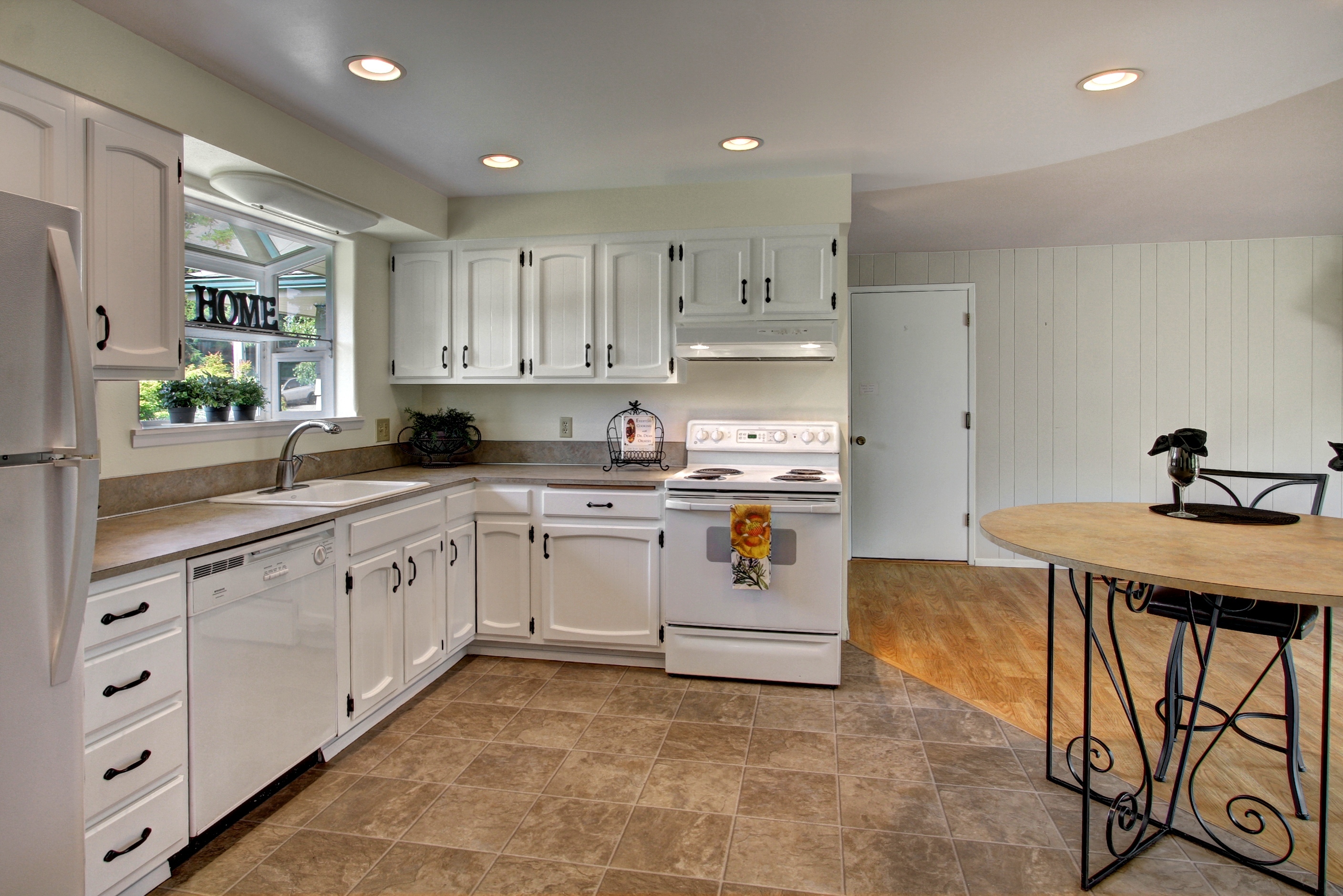 Property Photo: Kitchen opens to living room 923 Beachley Rd  WA 98284 