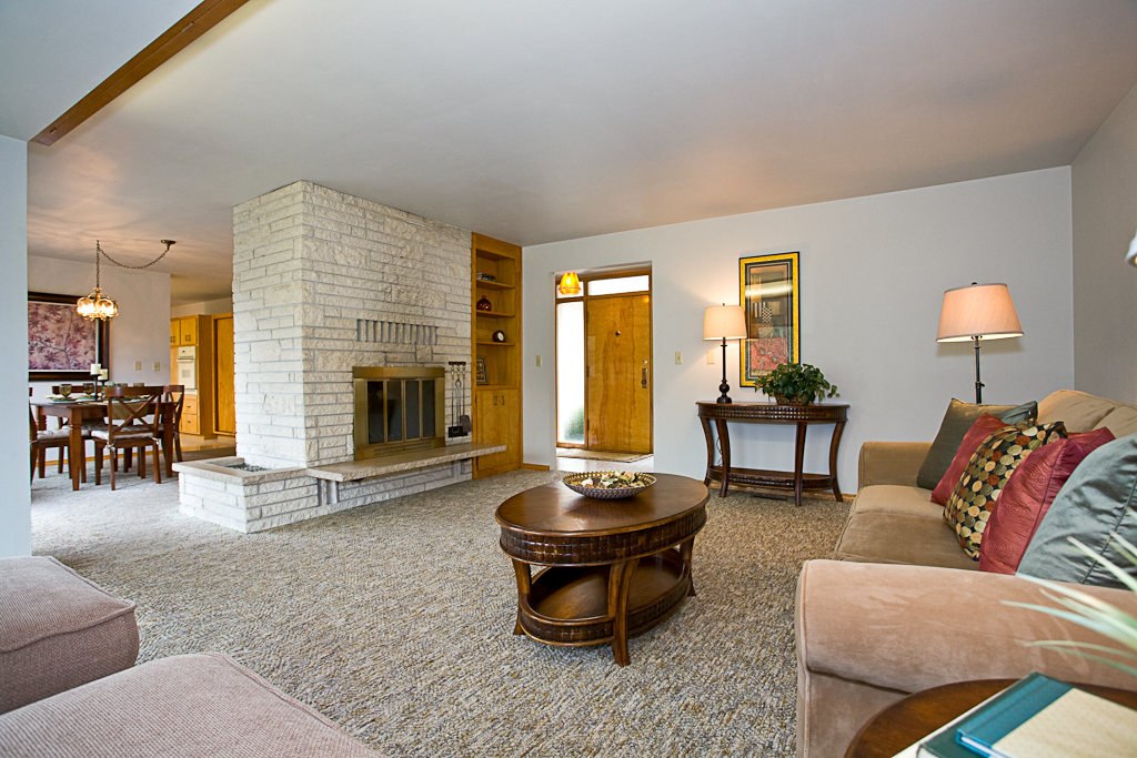 Property Photo: Living and dining rooms 9822 Cherry St  WA 98020 